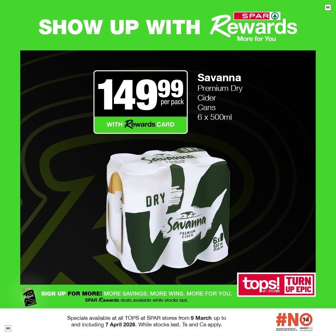 Tops At Spar Specials 09 Mar - 07 Apr - Page 5