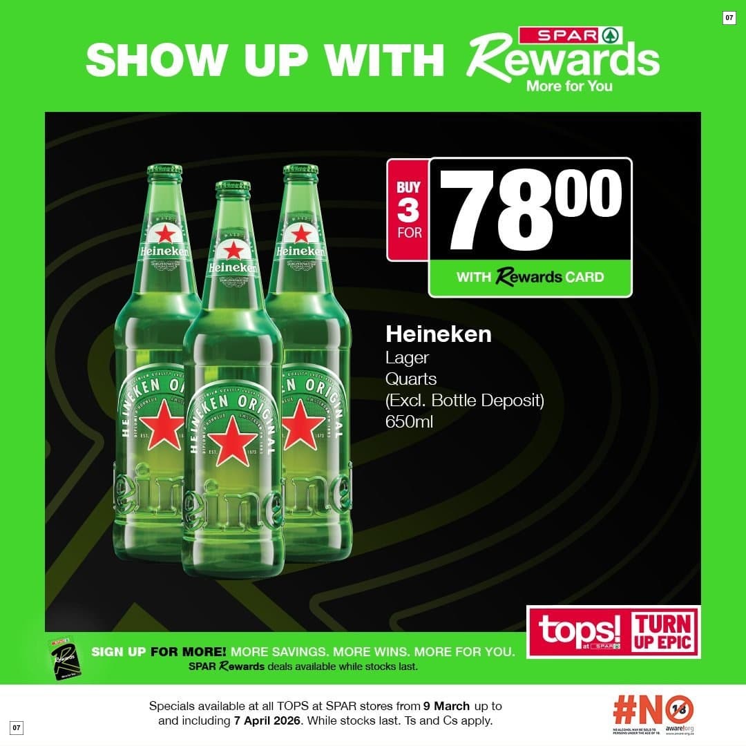 Tops At Spar Specials 09 Mar - 07 Apr - Page 7