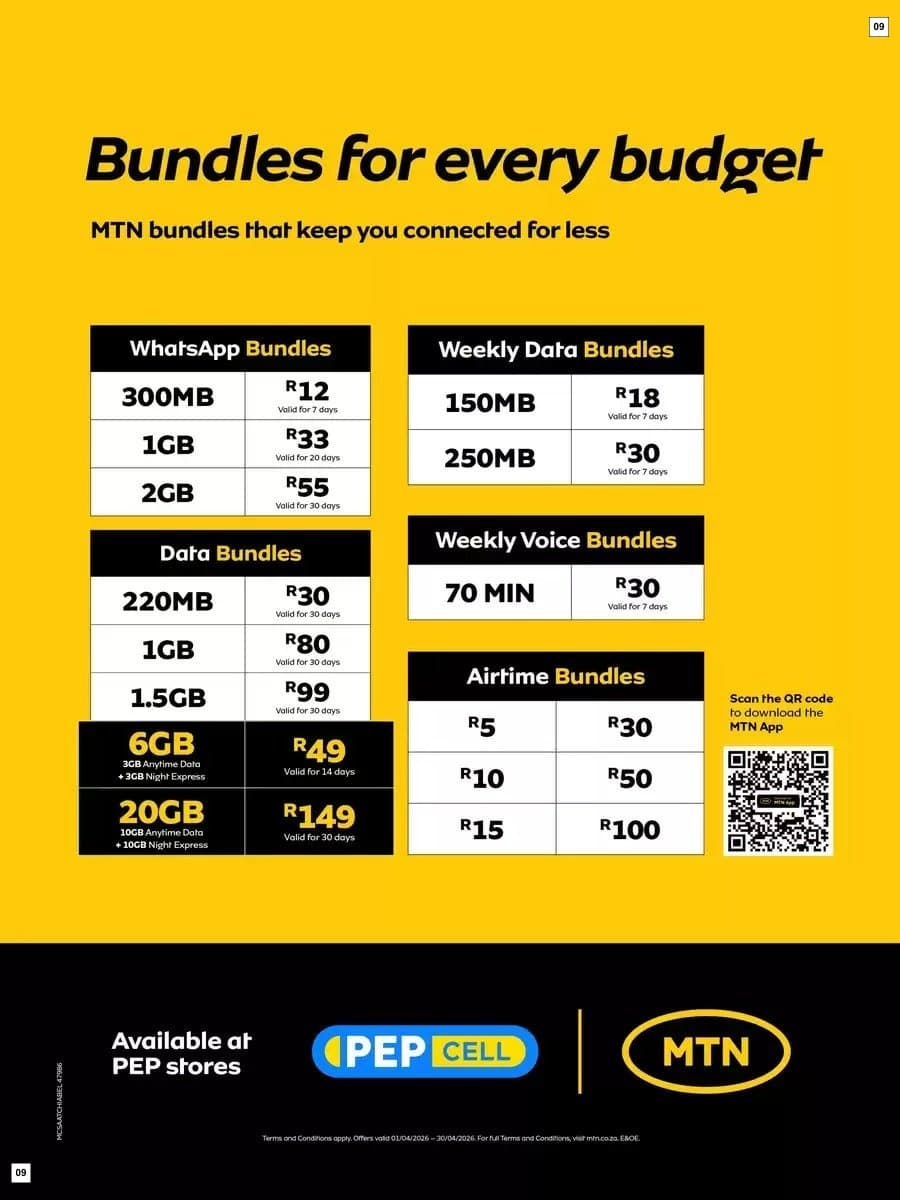 Pep Cell Deals - Page 9