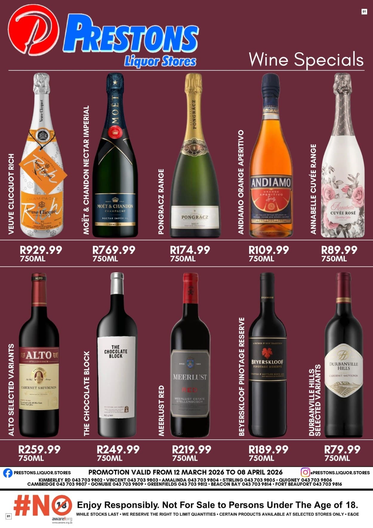 Prestons Liquor Stores Latest Catalogue