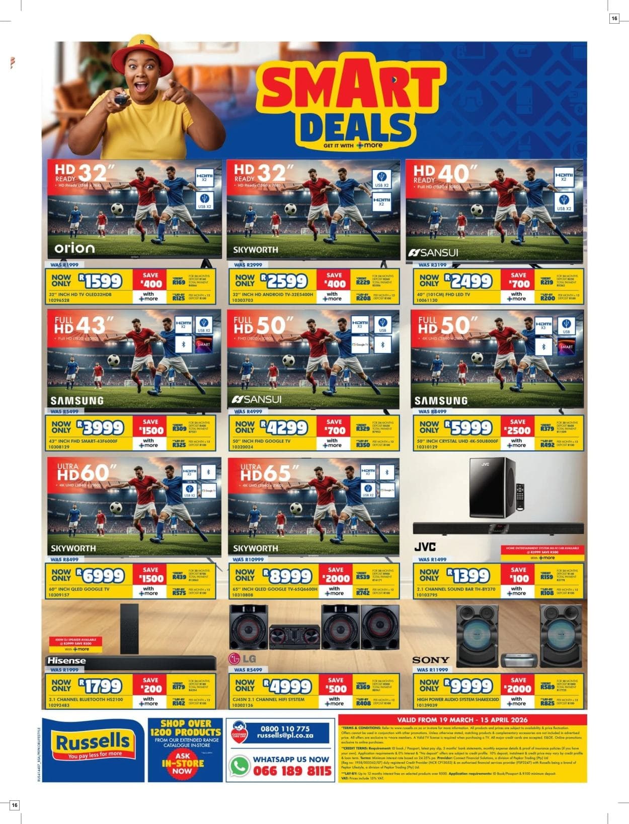 Russells Specials 19 Mar - 15 Apr - Page 16
