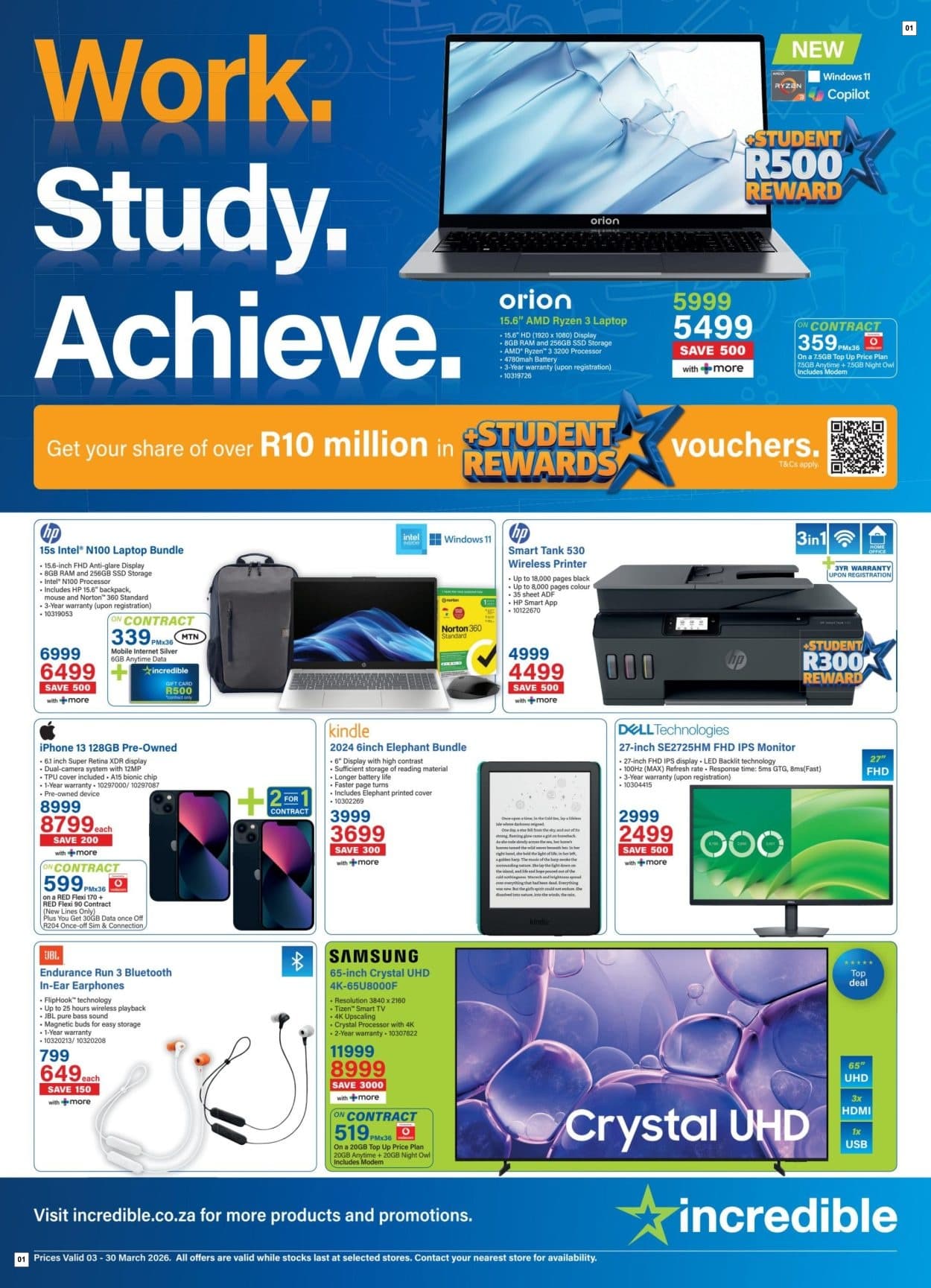 Incredible Connection Specials 03 Mar - 30 Mar