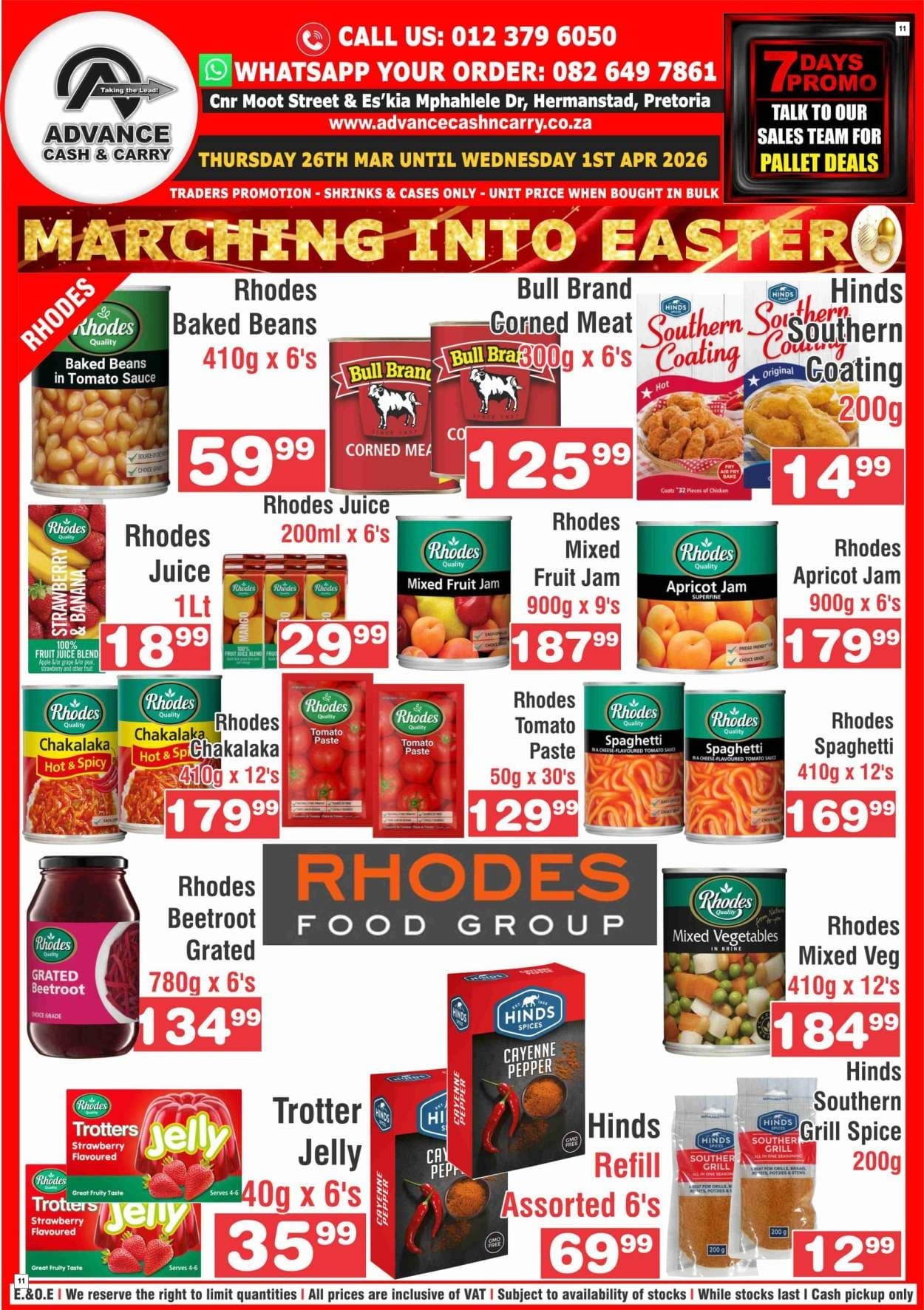 Advance Cash & Carry Catalogue - Marching in - Page 11
