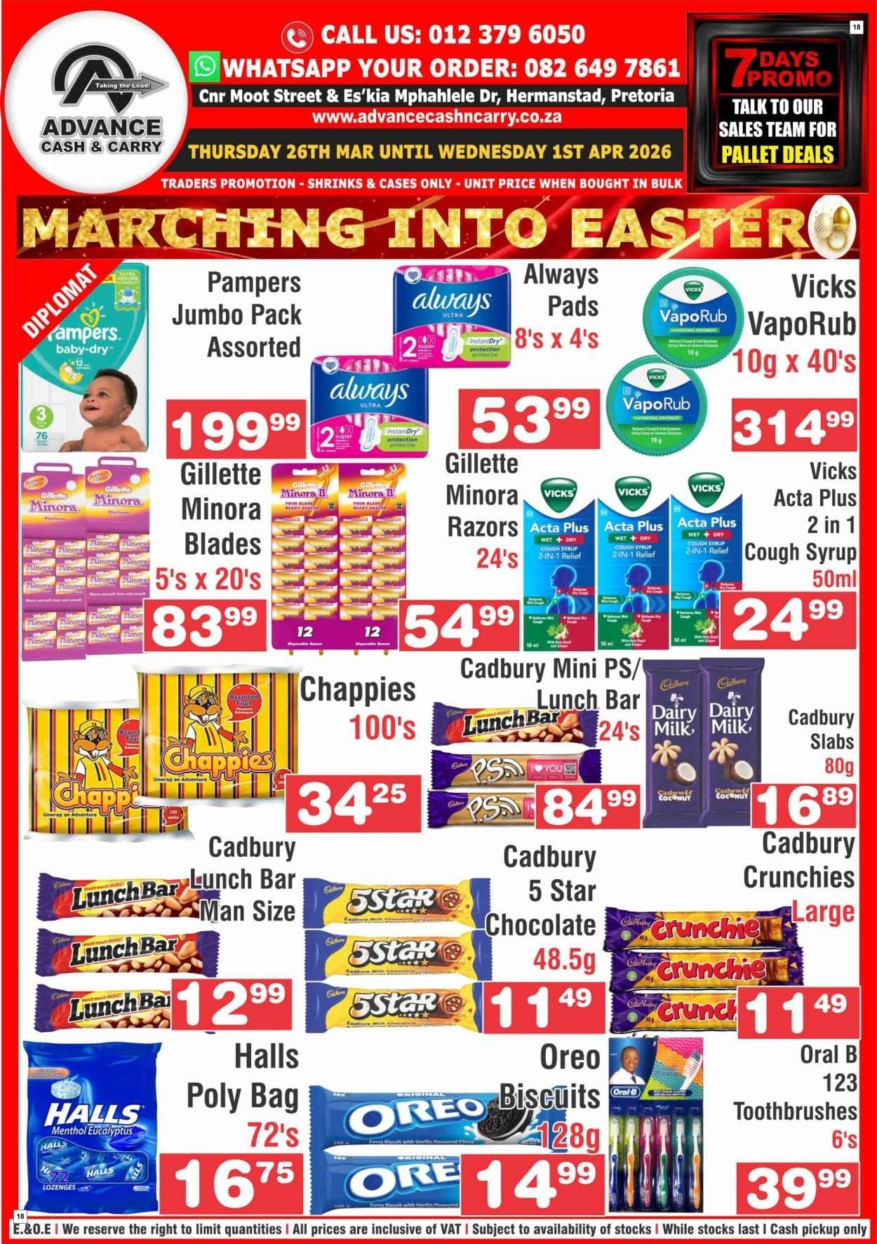 Advance Cash & Carry Catalogue - Marching in - Page 18