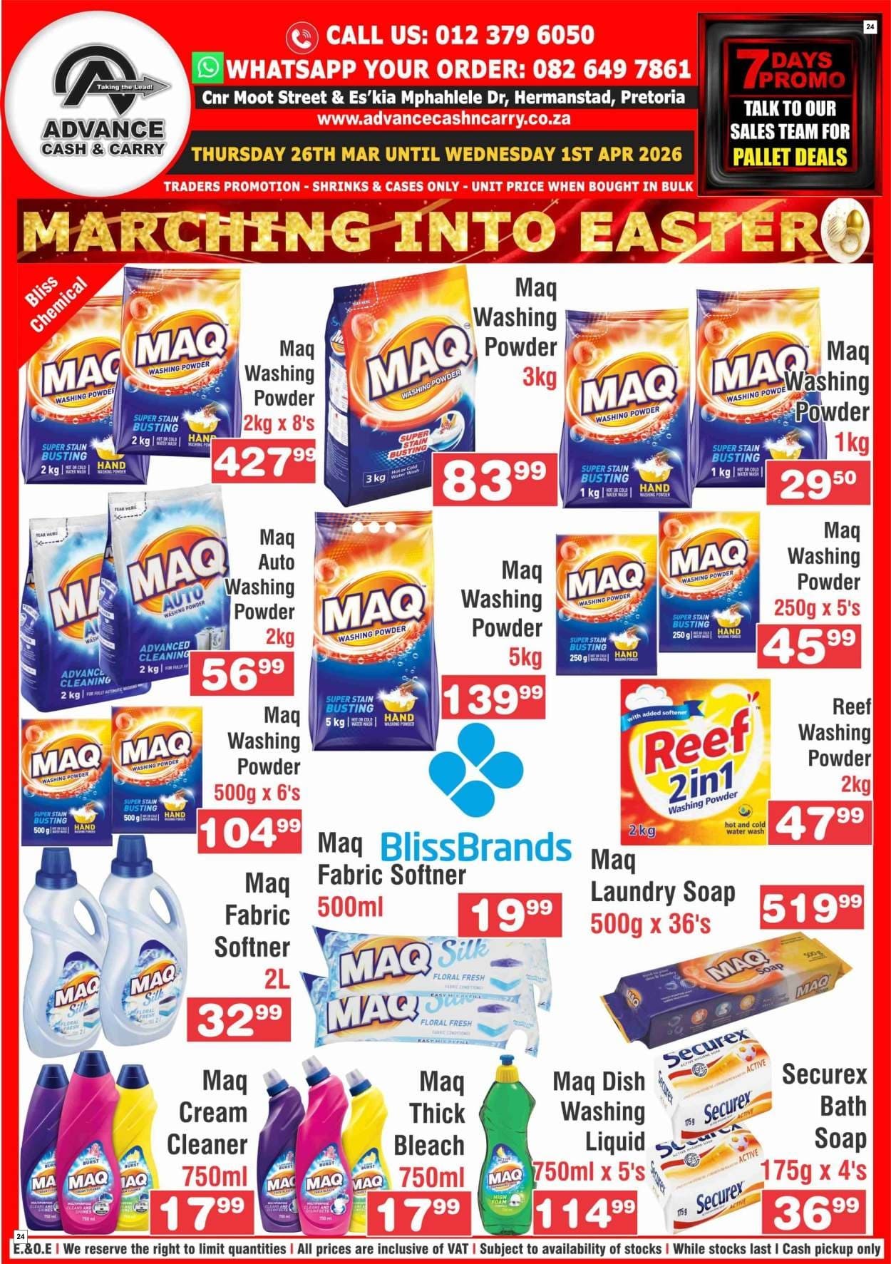 Advance Cash & Carry Catalogue - Marching in - Page 24