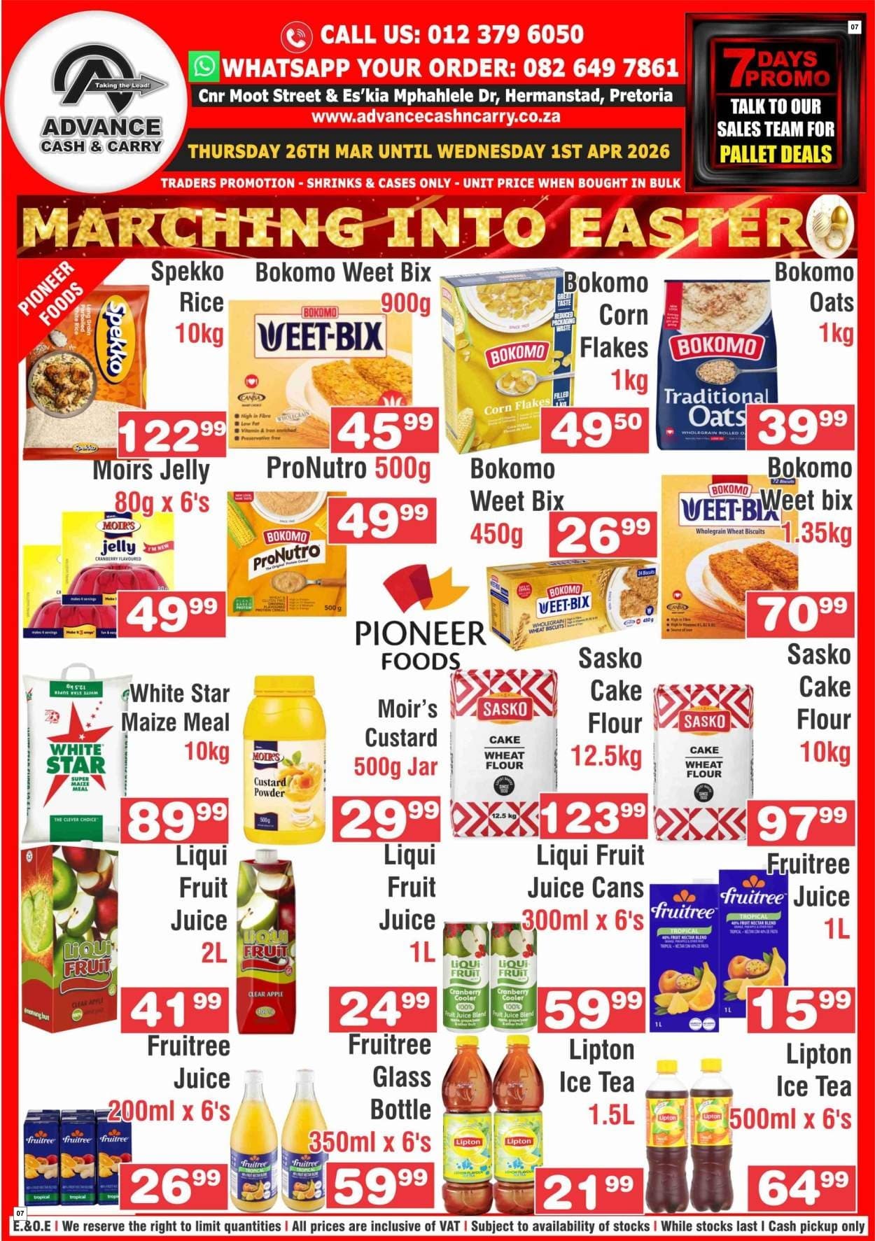 Advance Cash & Carry Catalogue - Marching in - Page 7