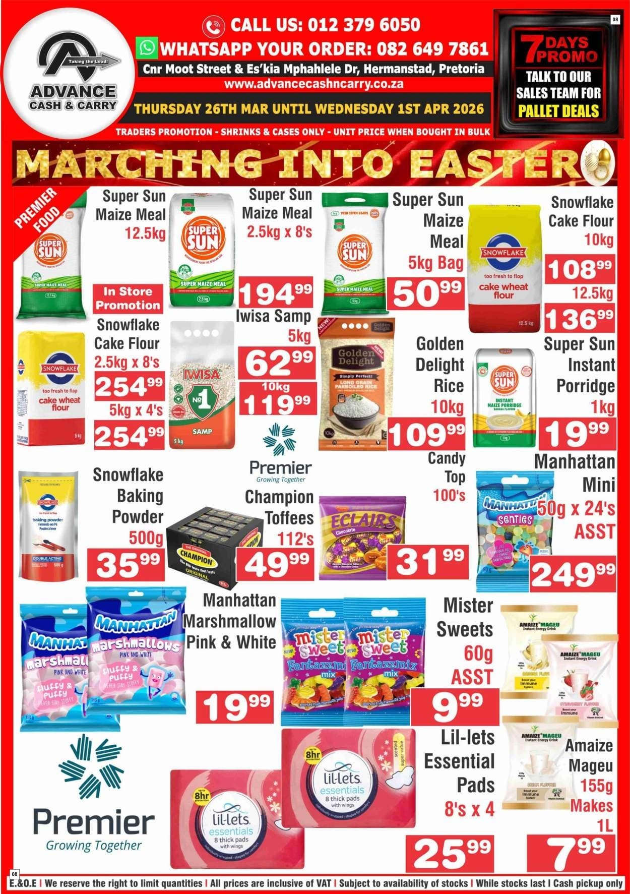 Advance Cash & Carry Catalogue - Marching in - Page 8