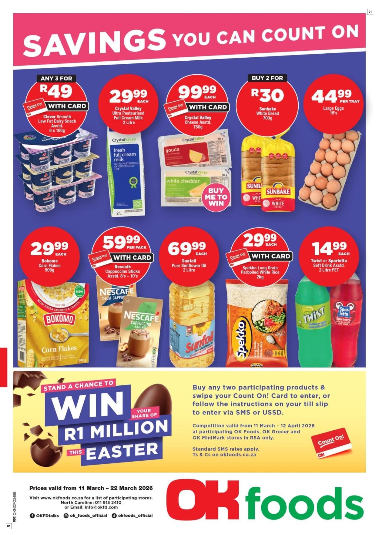 OK Foods Specials 11 Mar - 22 Mar