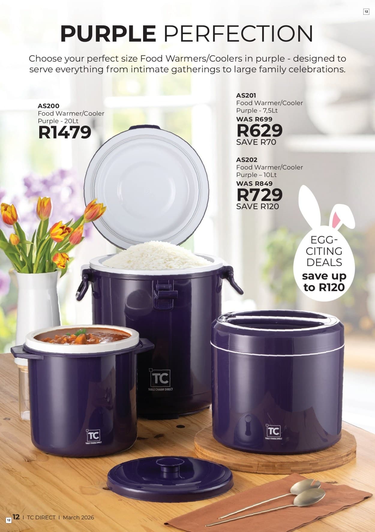 Table Charm Direct Specials 01 Mar - 31 Mar - Page 12