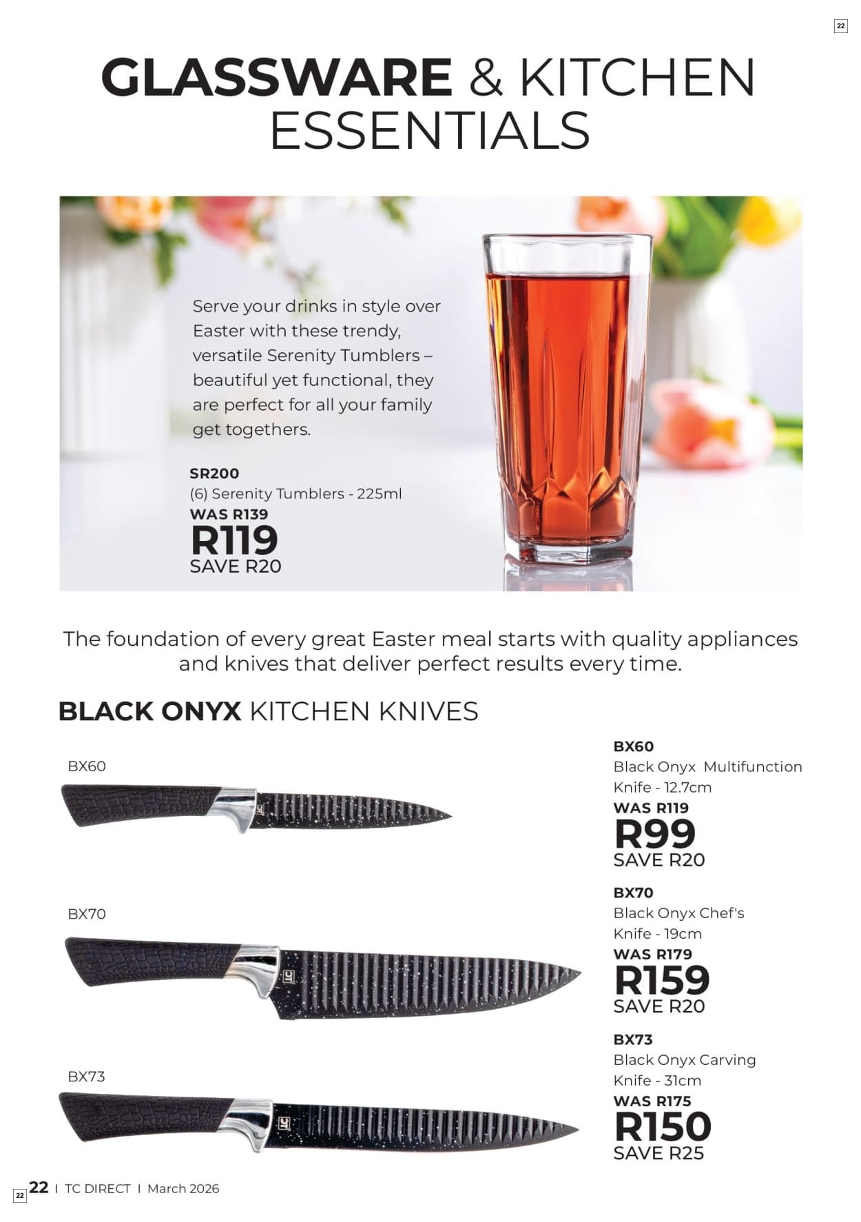 Table Charm Direct Specials 01 Mar - 31 Mar - Page 22