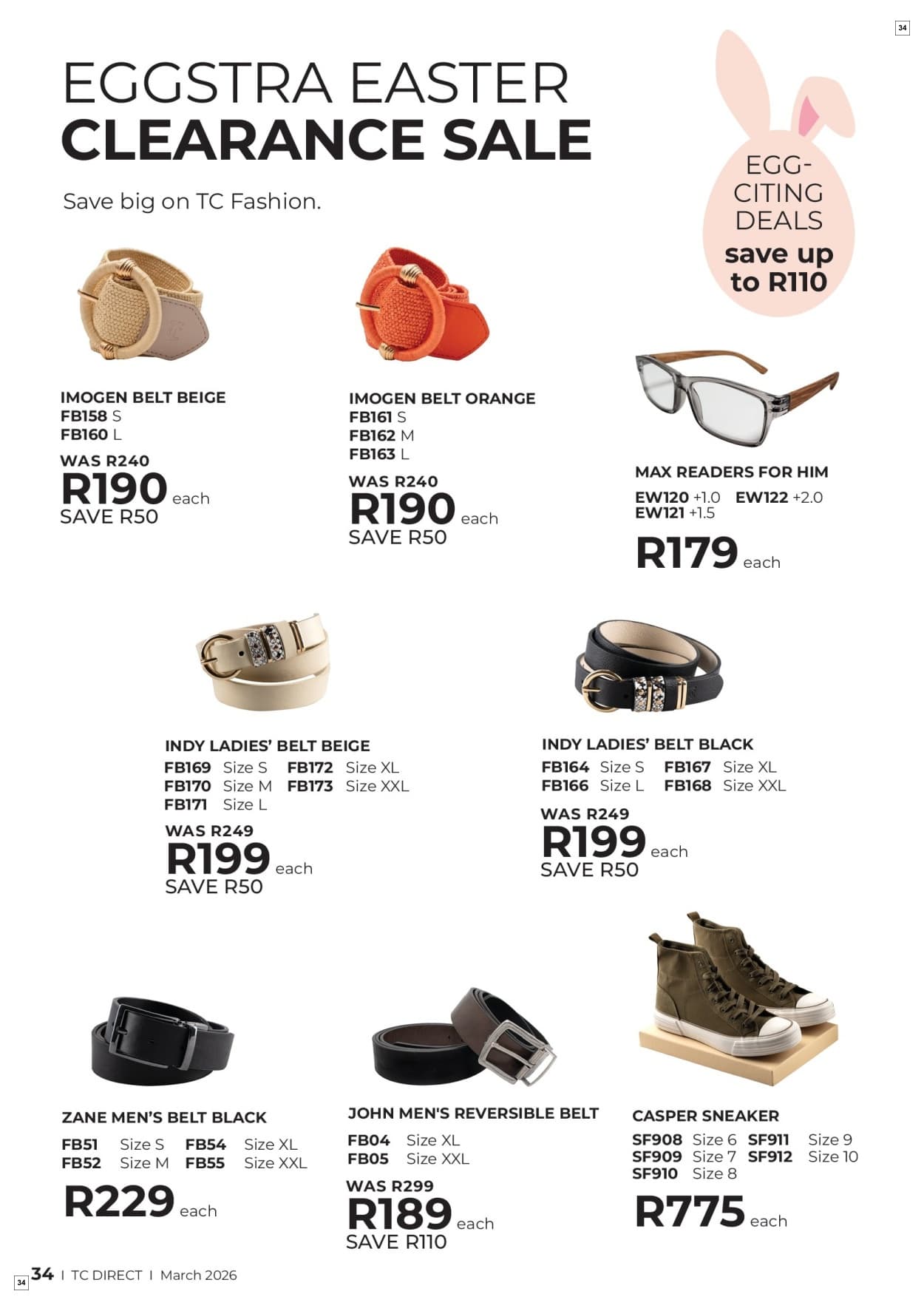 Table Charm Direct Specials 01 Mar - 31 Mar - Page 34