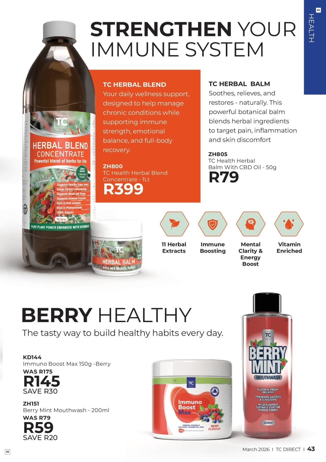 Table Charm Direct Specials 01 Mar - 31 Mar - Page 43