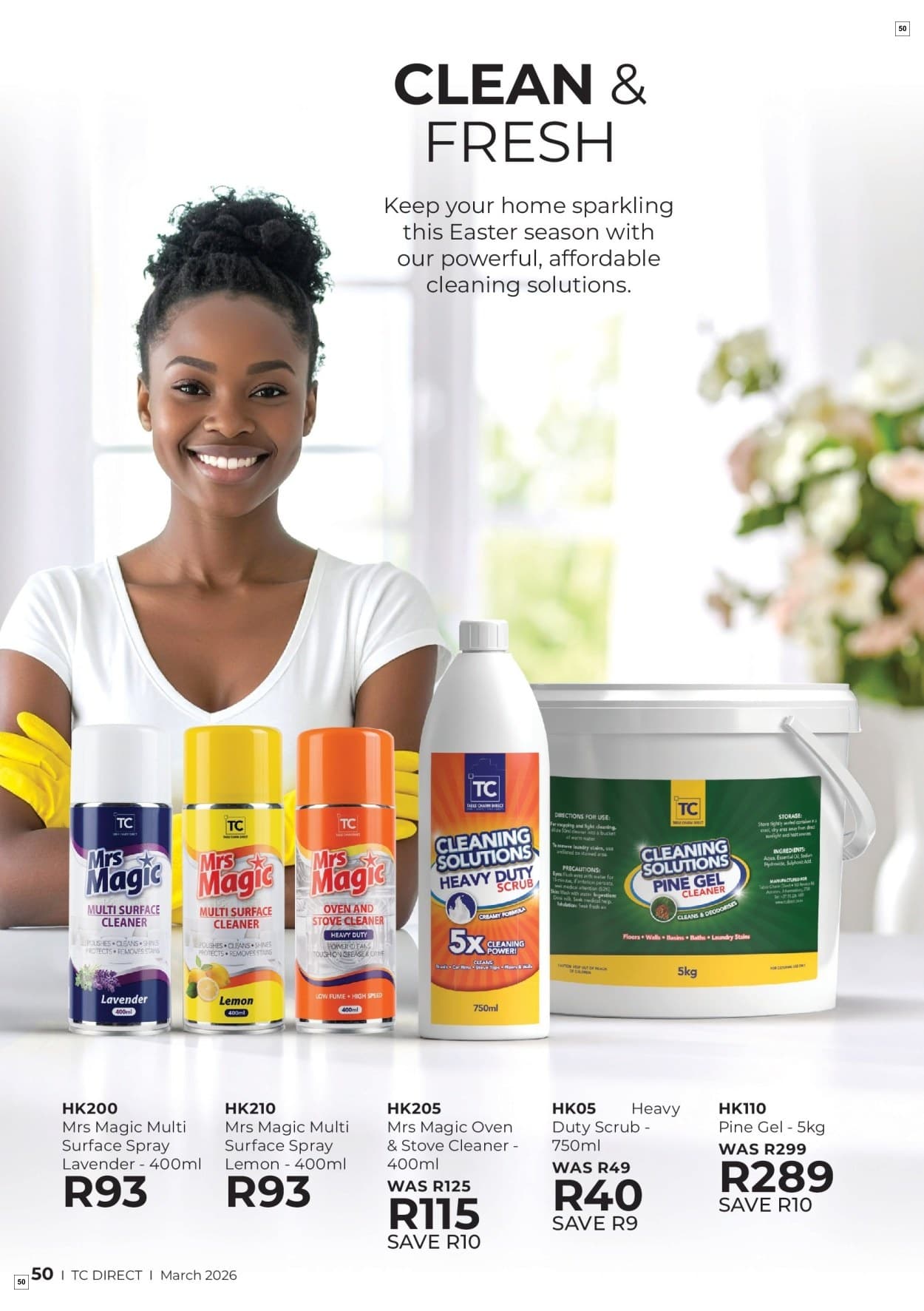 Table Charm Direct Specials 01 Mar - 31 Mar - Page 50