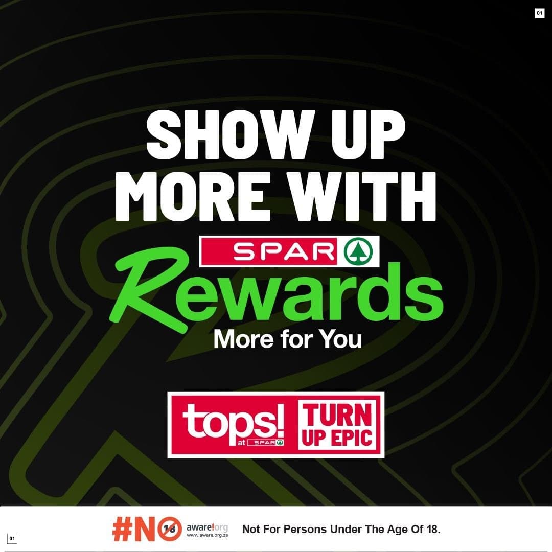 Tops At Spar Specials 09 Mar - 07 Apr