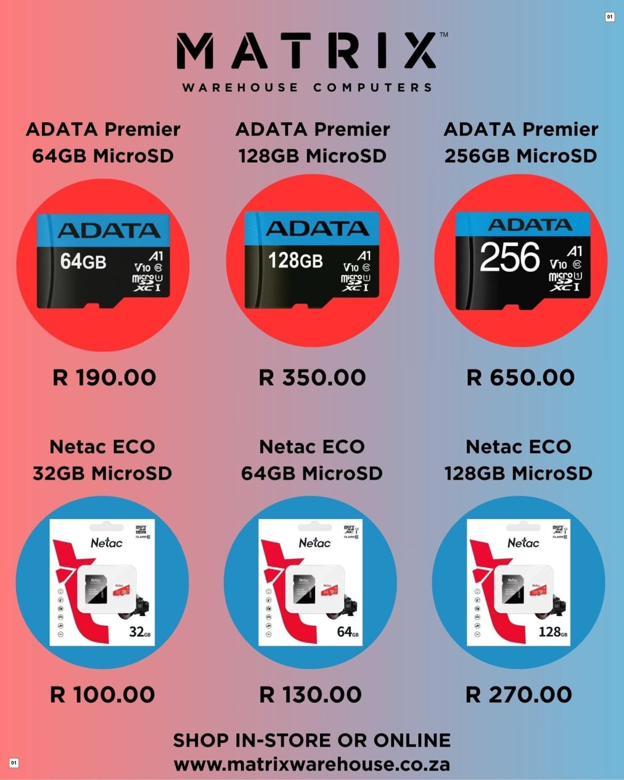 Matrix Warehouse Catalogue