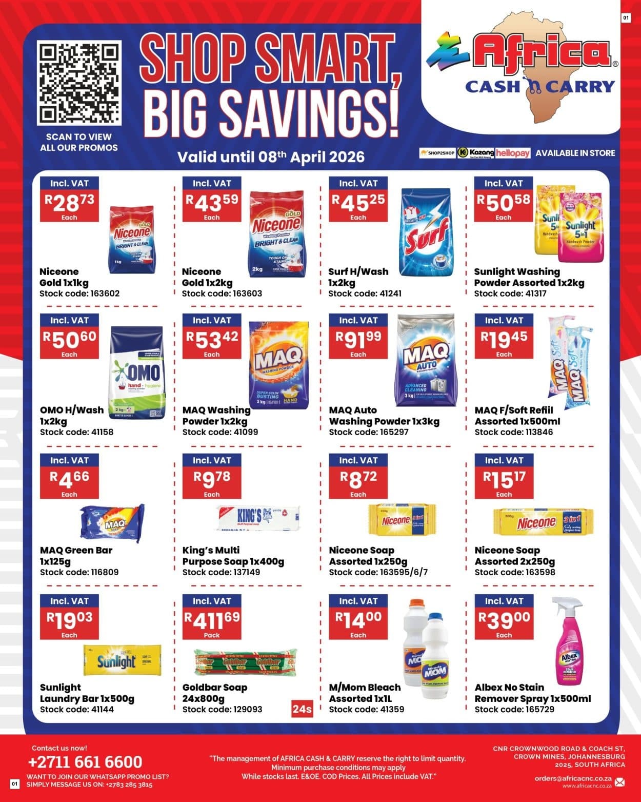 Africa Cash & Carry Catalogue - Monday Promo