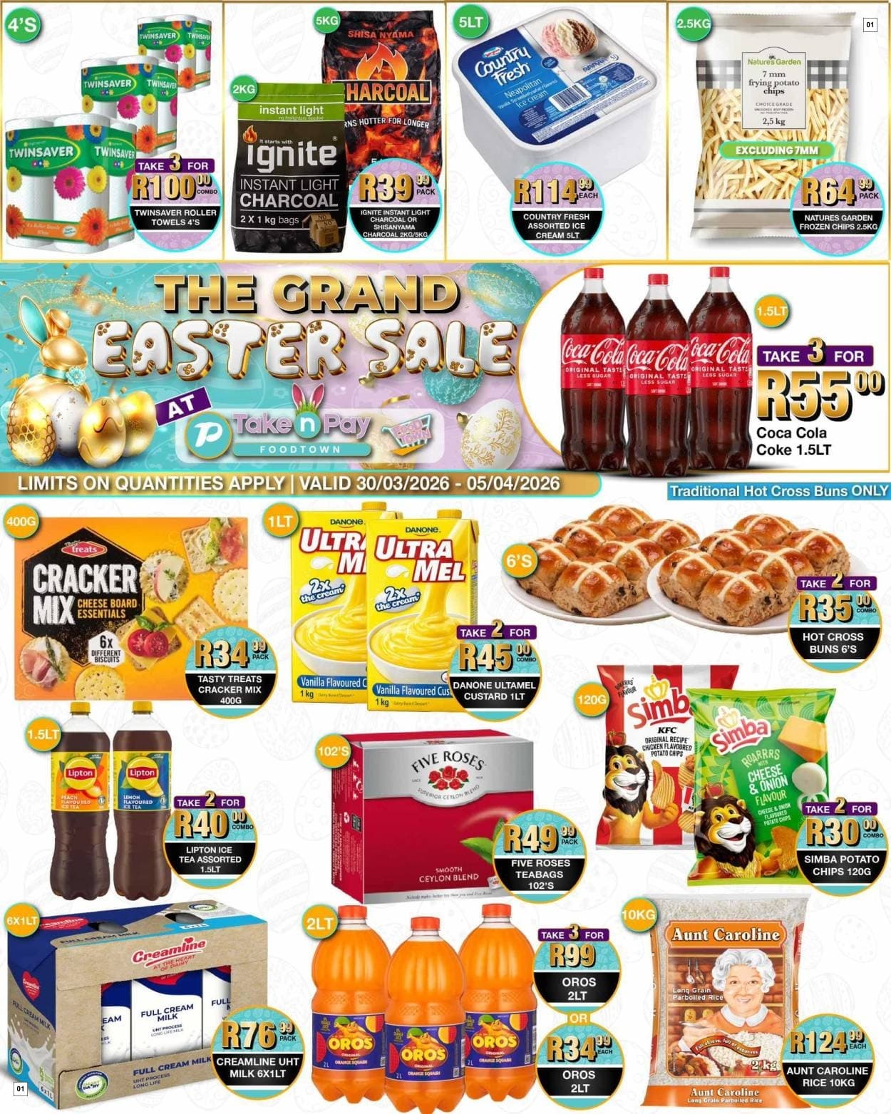 Take N Pay Specials 30 Mar - 05 Apr